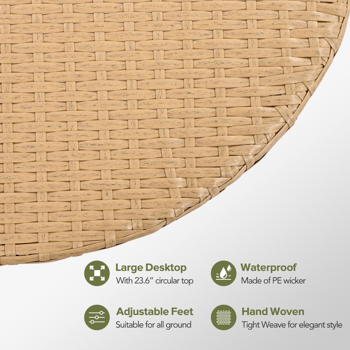 7 Piece Outdoor Rattan Patio Furniture