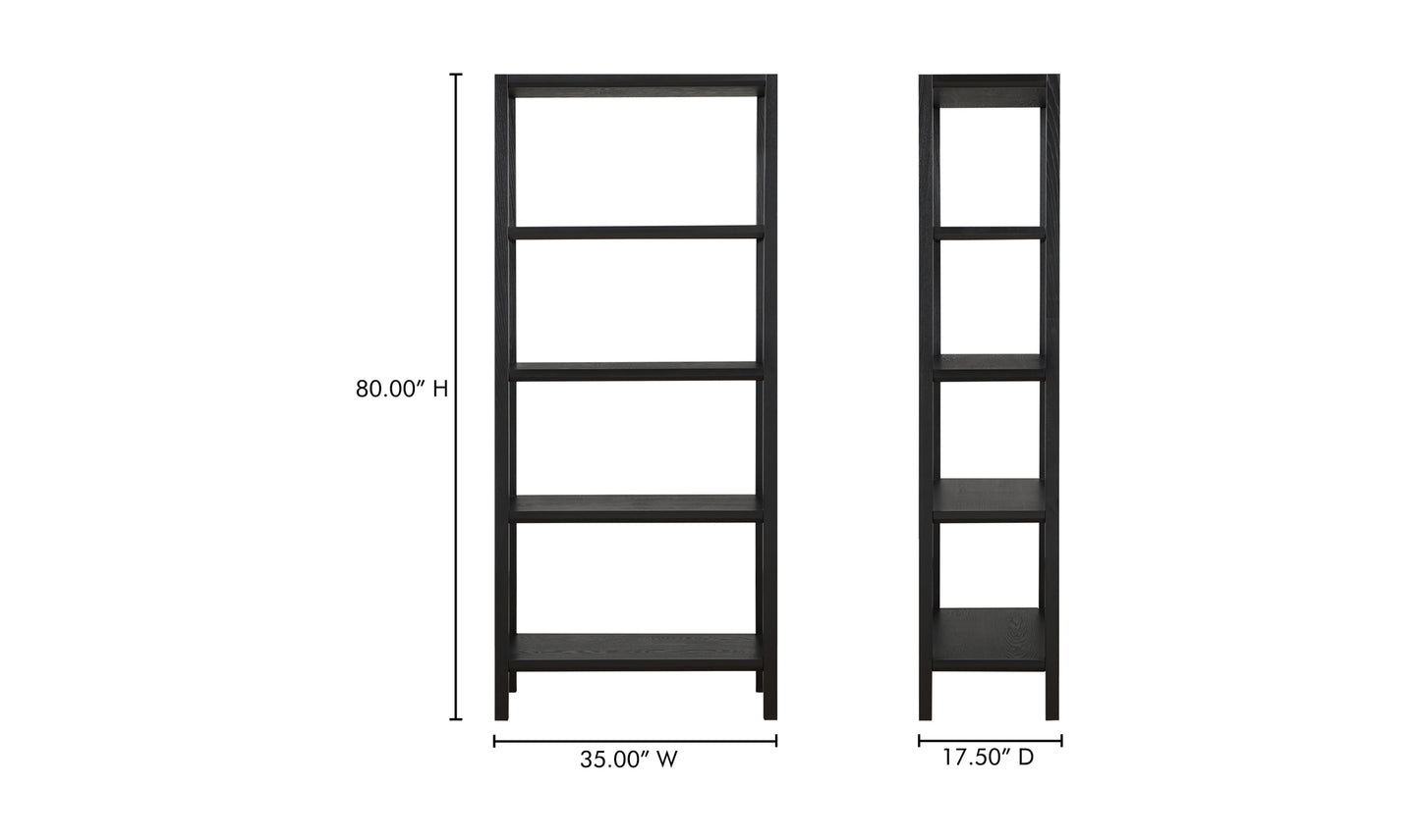 Nolan Bookcase Black