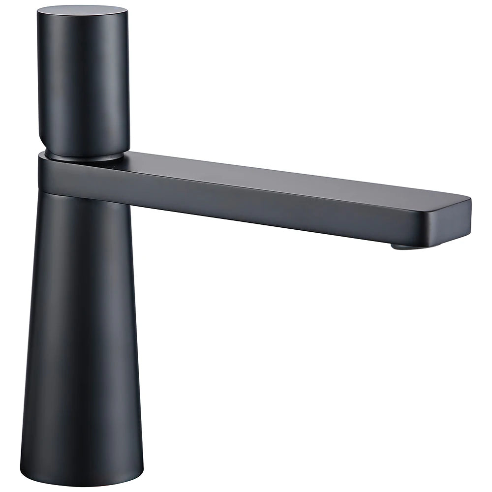 Brass Basin Bathroom Sink Faucet Single Hole Single Handle Hot And Cold Water Deck Mounted Mixer Tap Smesiteli