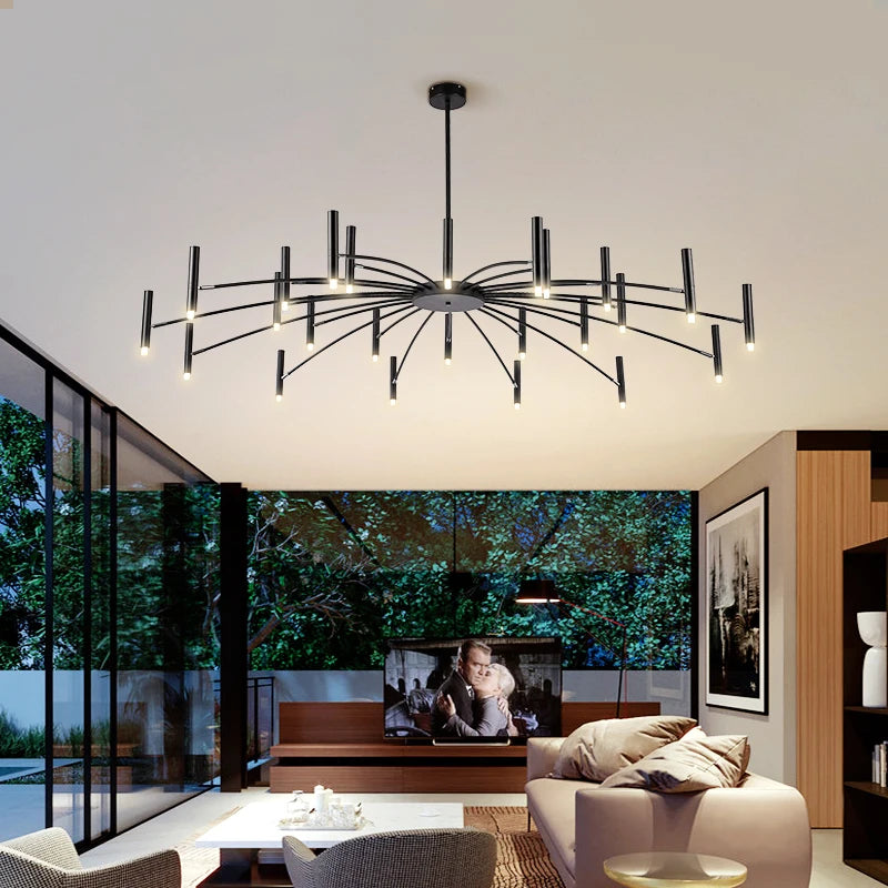 Nordic Chandelier Modern LED 12/24 Adjustable Lights
