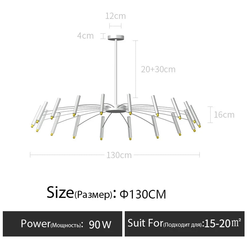 Modern G9 LED Nordic Chandelier 110V/220V