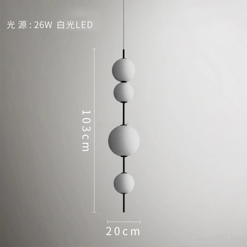 Modern LED Pendant Lamps Hanging light fixture Restaurant Gourd Pendant Lights Cafe Bar Bedroom Kitchen Dining Room Glass Deco