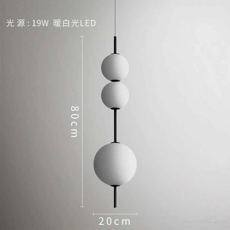 Modern LED Pendant Lamps Hanging light fixture Restaurant Gourd Pendant Lights Cafe Bar Bedroom Kitchen Dining Room Glass Deco