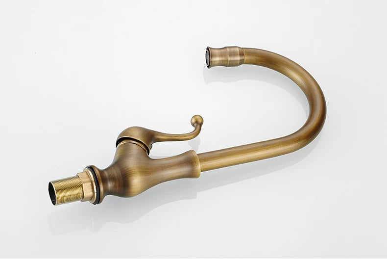 Antique Bronze Kitchen faucets 360 Rotate Swivel Faucet Hot Cold Water Tap Mixer Kitchen Sink Faucet ELK331