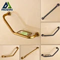 Rozin Retro Style Brass Bathtub Shower Faucet Set Dual Knobs Wall Mounted Bathtub Mixer with Handshower and Swivel Tub Spout Tap