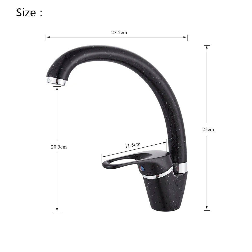 Senlesen Kitchen Sink Faucet Brass 4 Colors Single Handle Hot Cold Water Mixer Tap Sprayer Nozzle Mounted Para Kitchen Faucets