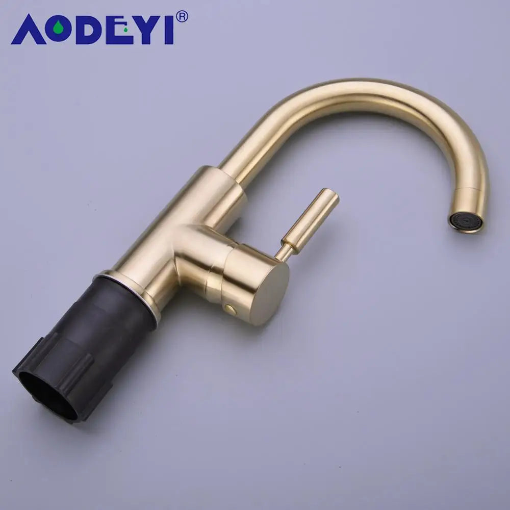 Brass Black Bathroom Basin Faucet Cold And Hot Water Mixer Sink Tap Nickel Brushed Gold Rose Bronze Taps with Pop Up Drain