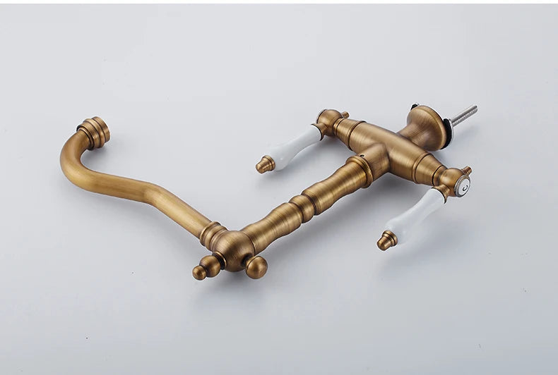 Antique Bronze Kitchen faucets 360 Rotate Swivel Faucet Hot Cold Water Tap Mixer Kitchen Sink Faucet ELK331