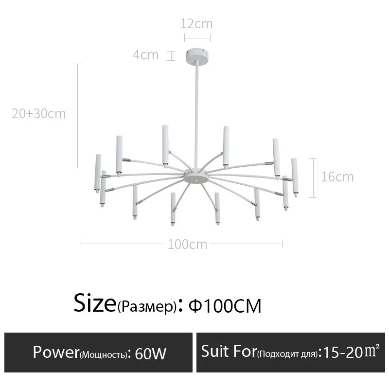 Modern G9 LED Nordic Chandelier 110V/220V