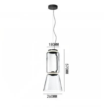 Modern LED Glass Pendant Lamp