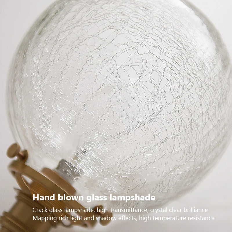 Glass Pendant Light Nordic Retro Chandeliers