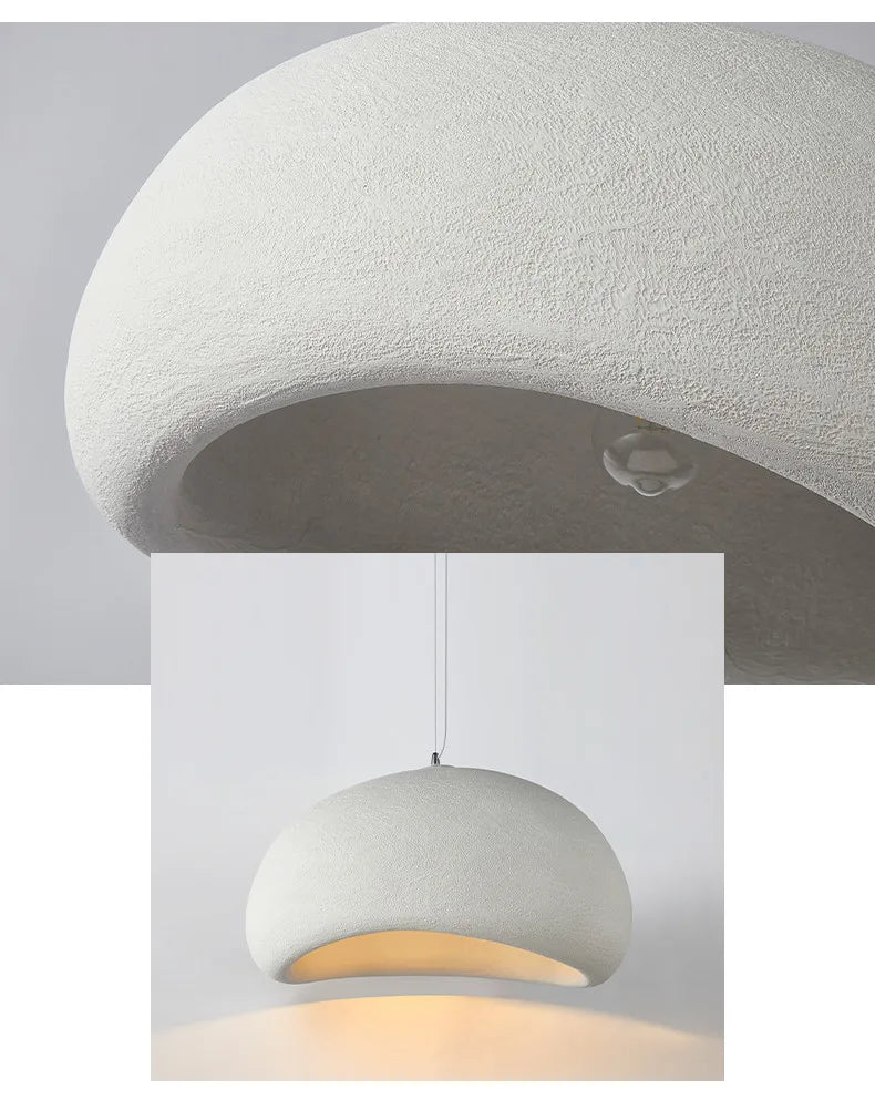 Wabi Sabi LED Pendant Lights for Living Dining Room Bedroom Restaurant Loft Decor Hanging Chandelier Art Suspension Luminaire