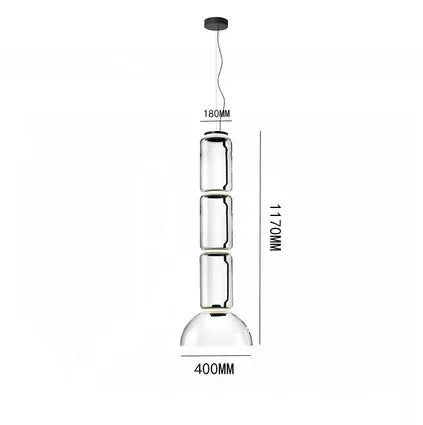 Modern LED Glass Pendant Lamp