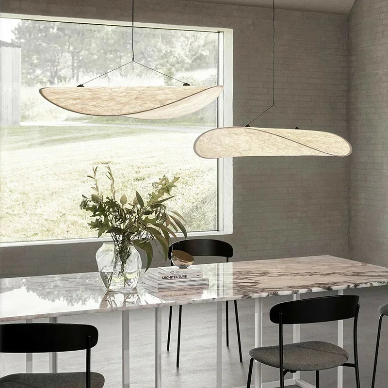Nordic Silk Pendant Lamp Home Decor Chandeliers For Living Room Bedroom Restaurant Modern Drop light Indoor Lighting Fixtures