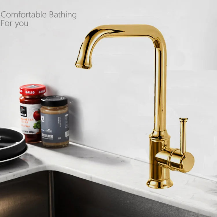 Black Kitchen Faucets Antique Bronze Faucet Kitchen Mixers Taps Cold And Hot Basin Sink Tap Water Mixers Antique Gold Chrome