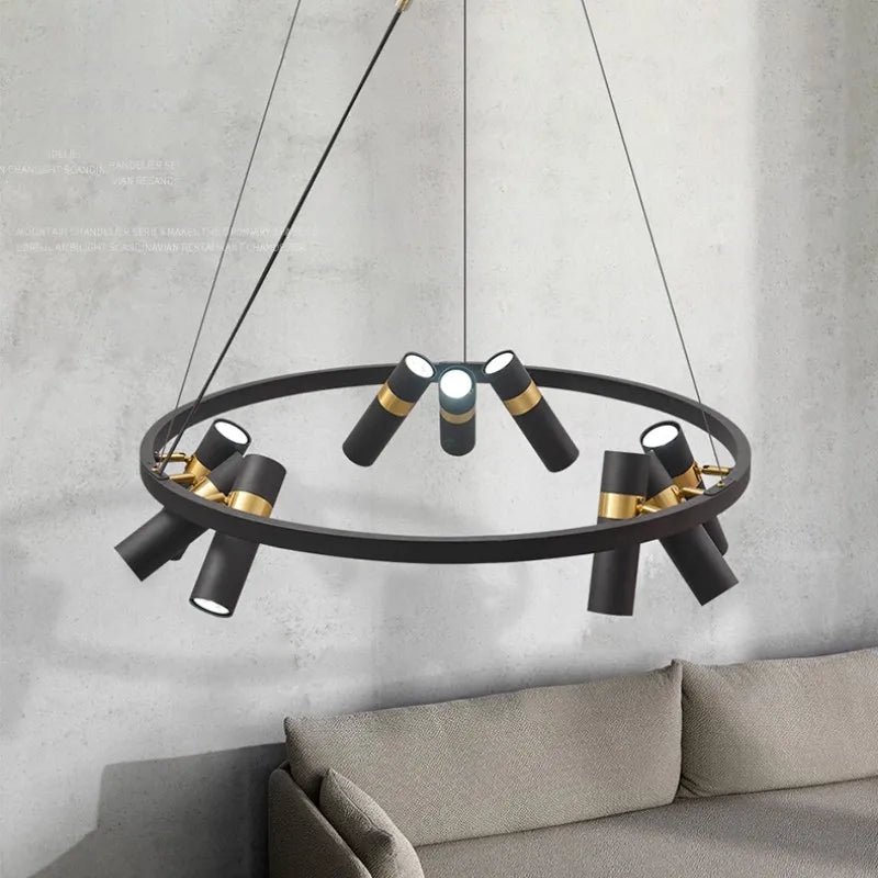 Modern Industrial Wind LED Chandelier