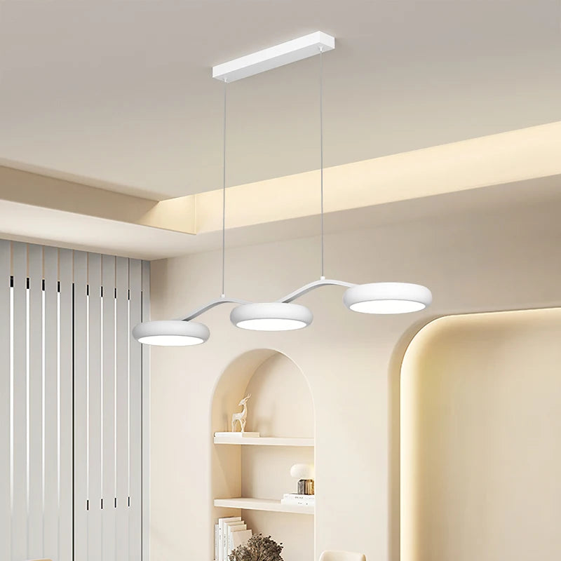 Simple LED Chandelier Living Room Dining Room Kitchen Dining Room Office Chandelier Modern Home Indoor Decoration Lighting Lamps