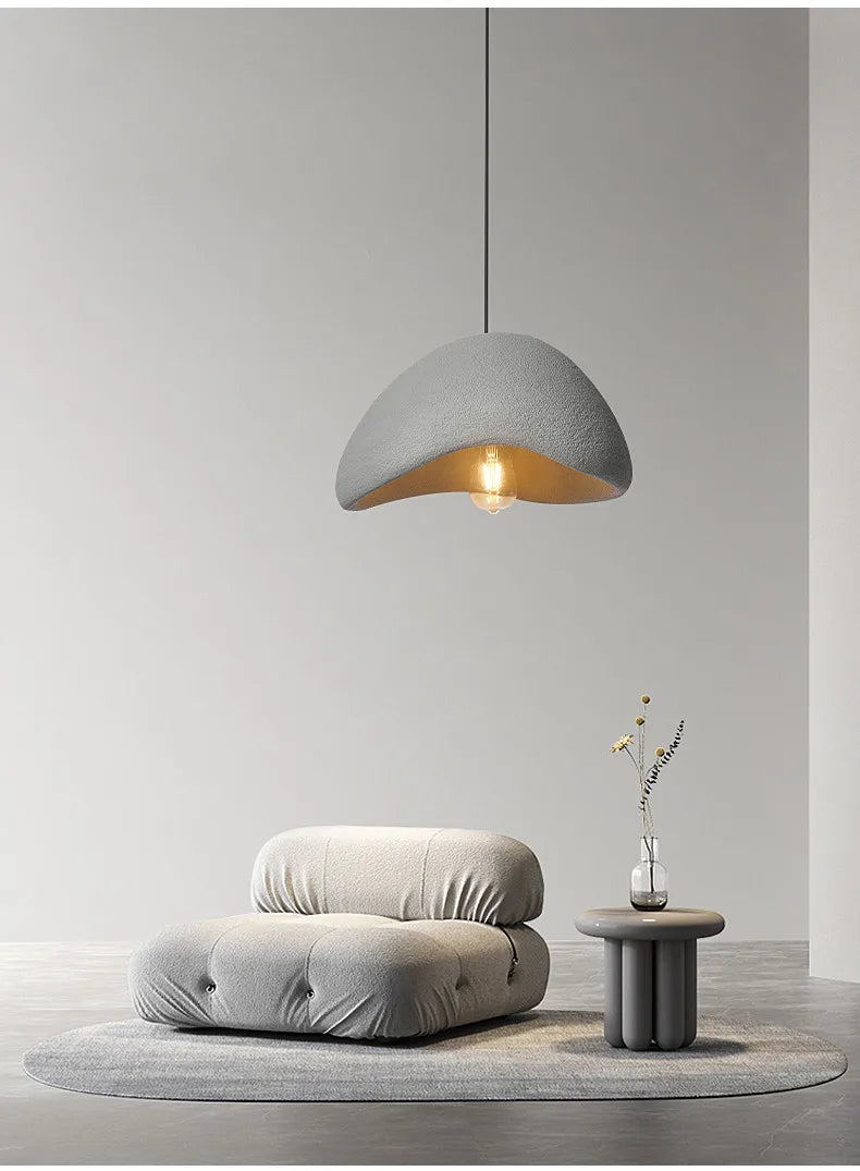 Wabi Sabi LED Pendant Lights for Living Dining Room Bedroom Restaurant Loft Decor Hanging Chandelier Art Suspension Luminaire