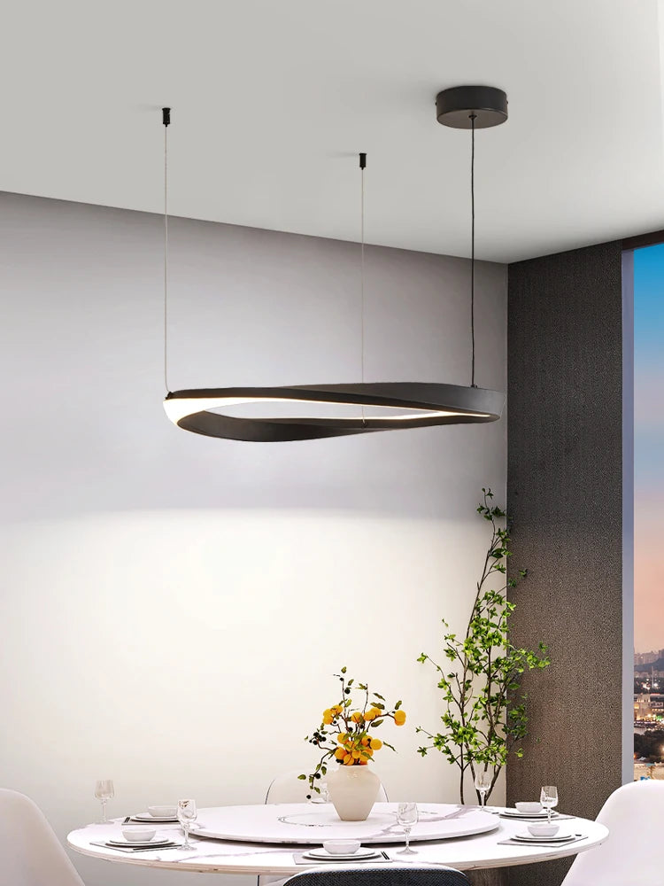 Living Room Chandelier Nordic pendant lamp Modern Dining room Chandelier Ring Lamp Bedroom Restaurant Lamps LED Ceiling lights