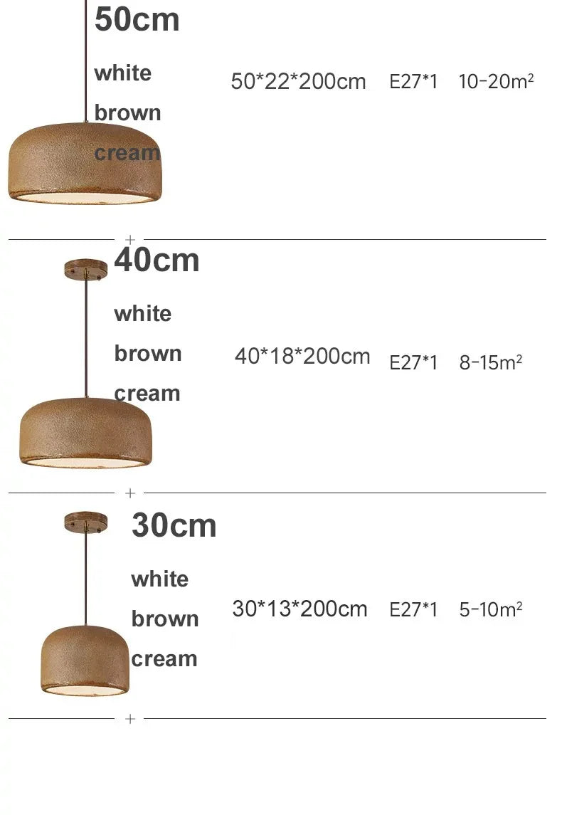 Nordic Bar Wabi Sabi E27 LED Pendant Lamp Loft Minimalism LED Pendant Lamp Cord Pendant Lamp for Bar Restaurant Lamp Lights