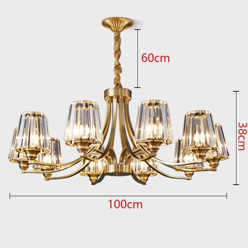 home decorationPendant lights, luxury crystal living room chandelier, dining room Pendant lamp, ceiling light, indoor lighting