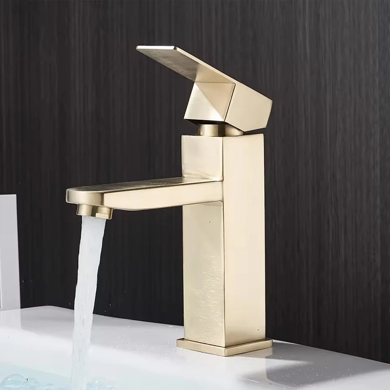 Black Thin style Bathroom Sink Faucet Modern Mixer Hot Cold Water Tap Waterfall Deck Mounted Vessel Sink Faucet