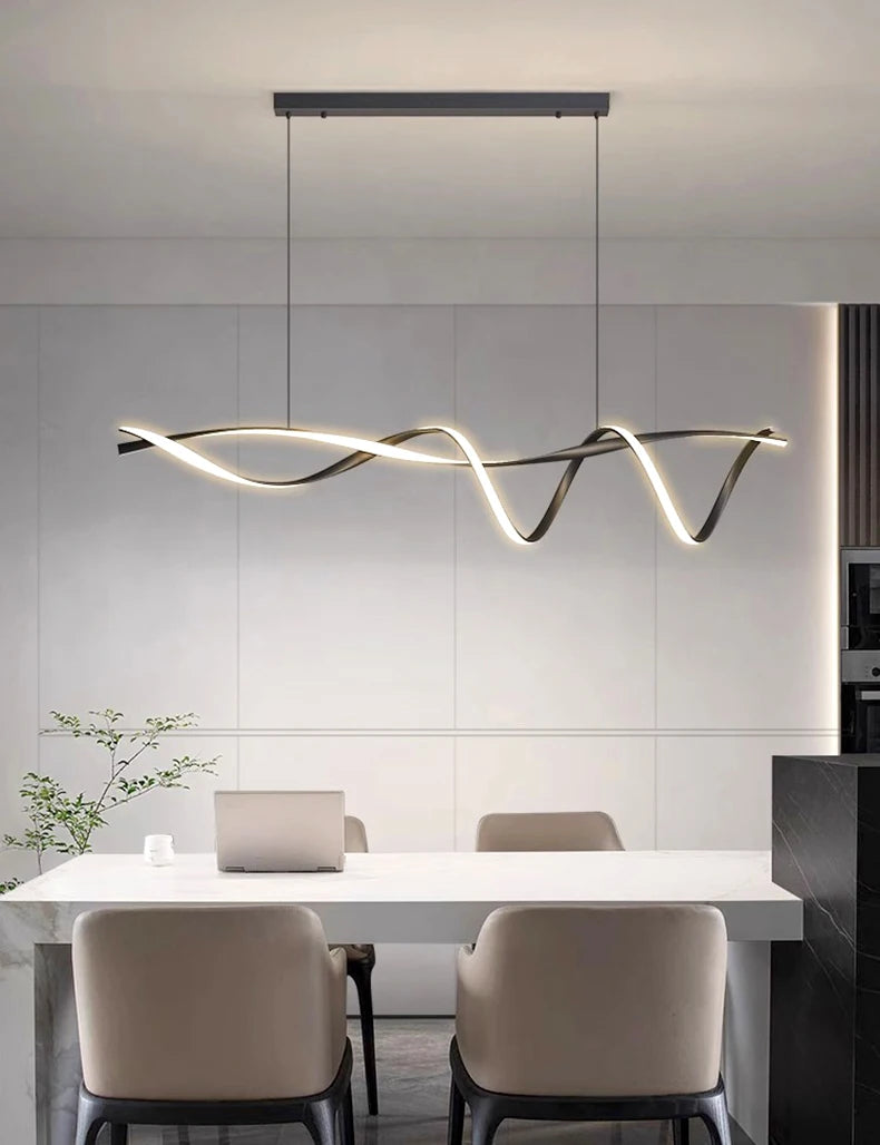 Modern glass home decor led lights pendant light lamps for living room Chandeliers for dining room hanging light indoor lighting