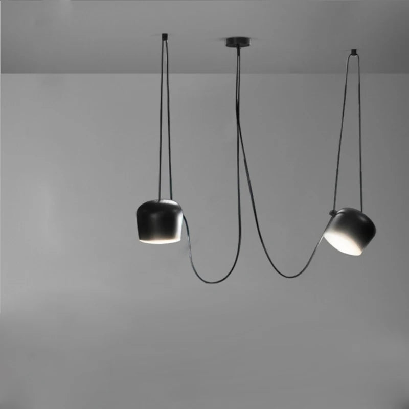Modern LED Drum Pendant Lamp