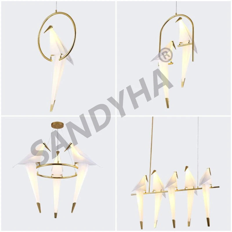 Modern Bird Cage Chandelier