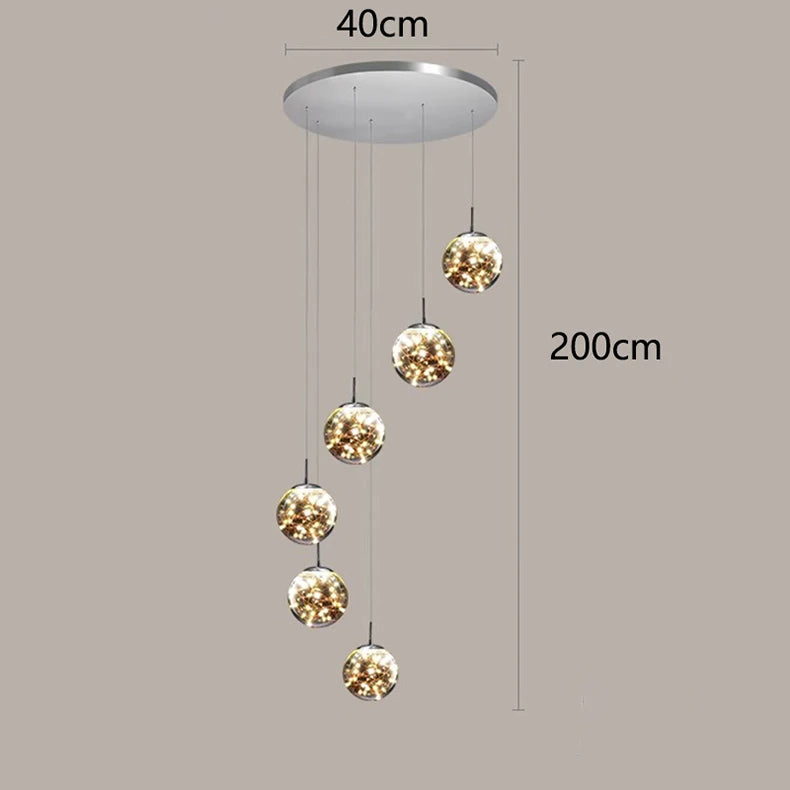 Modern Customizable Multi-Bulb Chandeliers