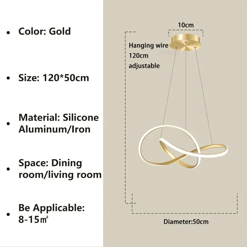 Modern Infinity LED Pendant Light