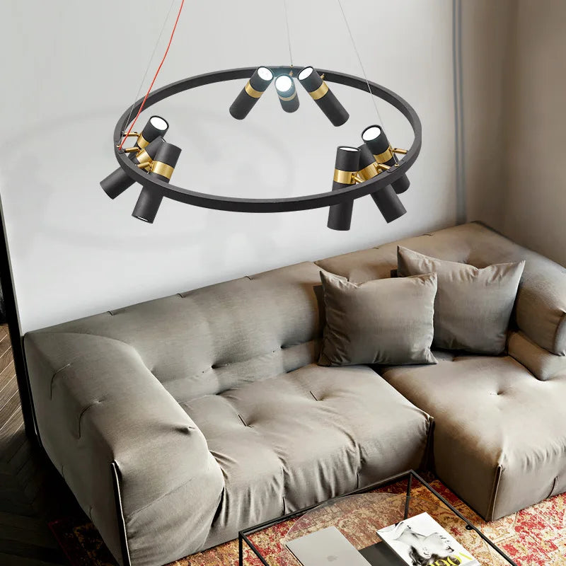 Modern Industrial Wind LED Chandelier