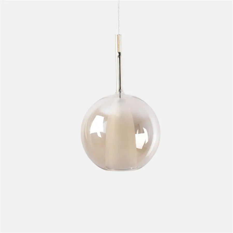 Italian Luxury Glass Bubble Pendant Lights Restaurant Staircases Bedside Chandeliers LED Household Decorative Lighting Fixtures