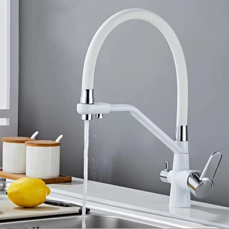 Brass Gourmet Filter Kitchen Faucet Lead-free Kitchen Faucets with Water Filter Faucet Drinking Water Faucet for Kitchen Sink