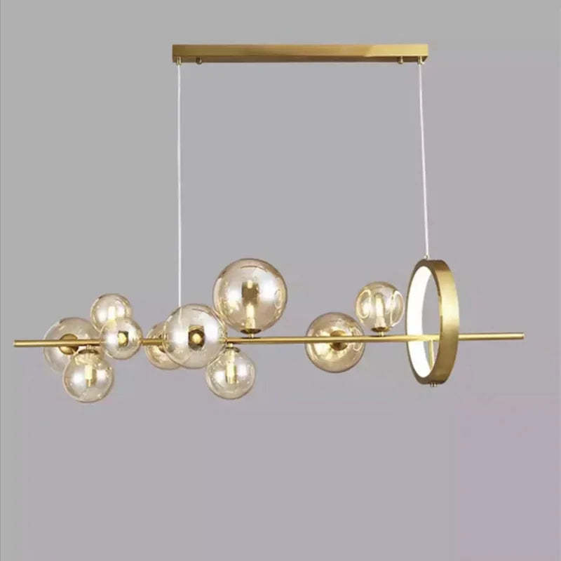Modern Glass Ball Led Pendant Lights
