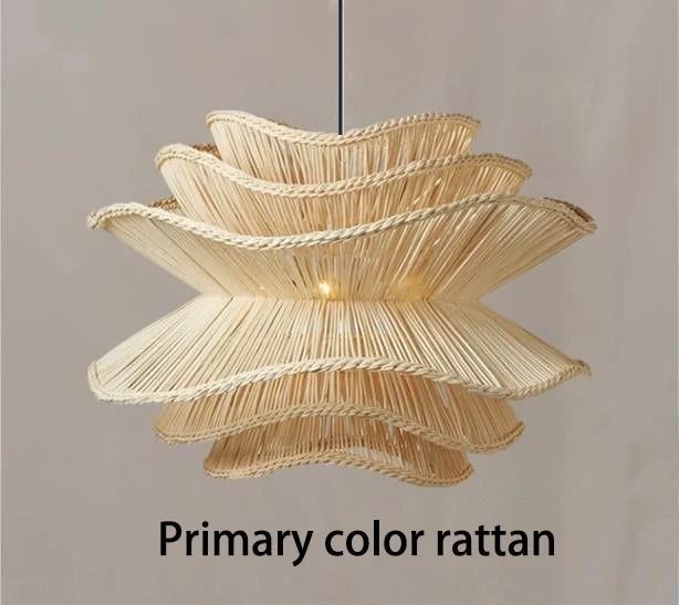 Creative Multi-level Rattan Lamp Nordic Designer Pendant Lights
