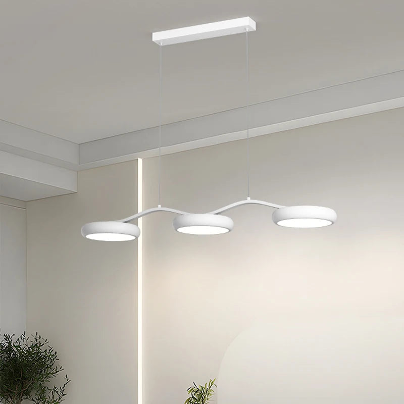 Simple LED Chandelier Living Room Dining Room Kitchen Dining Room Office Chandelier Modern Home Indoor Decoration Lighting Lamps