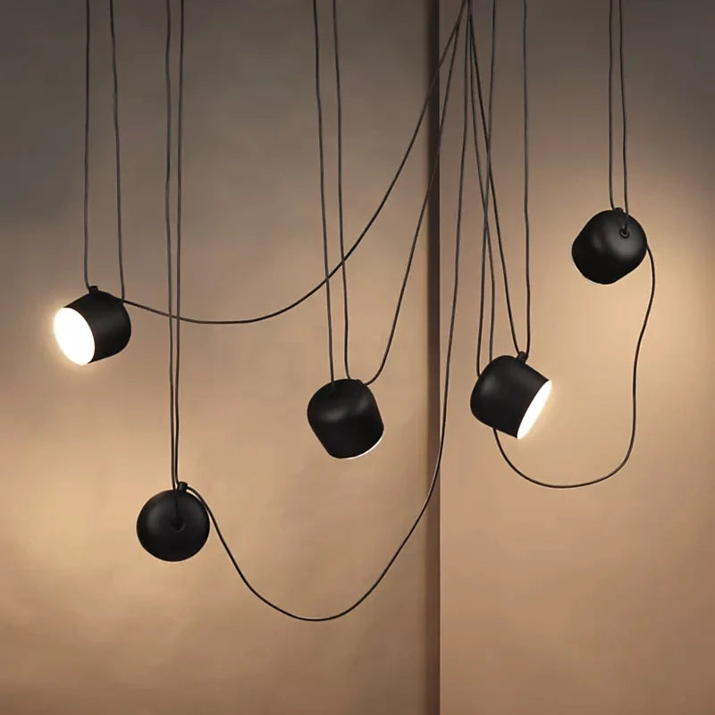 Modern LED Drum Pendant Lamp