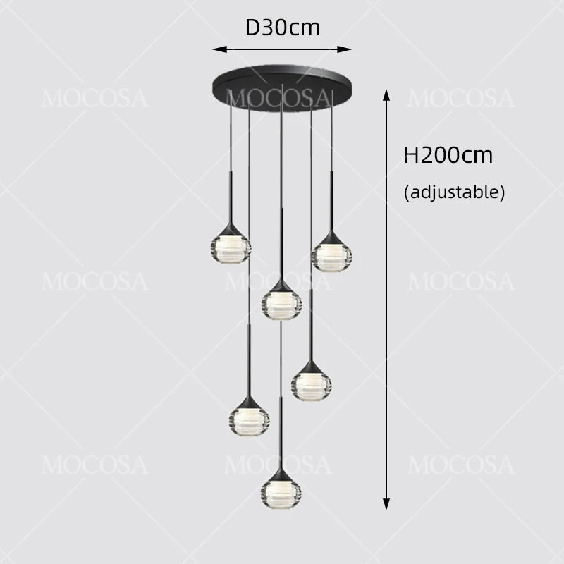 Water Drop LED Pendant Light