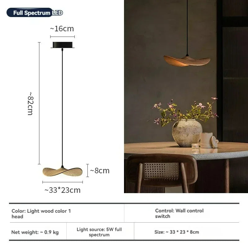 Designer Chinese Log Craft Chandelier