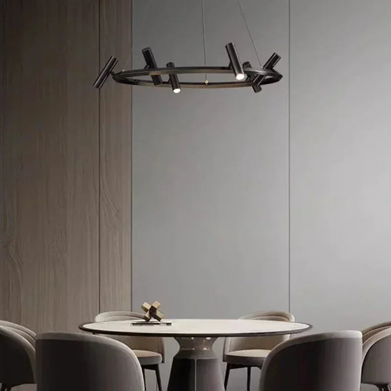 Minimalist Chandelier Metal Suspension Light Fixtures