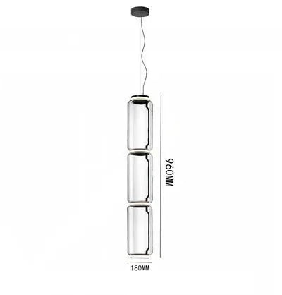 Modern LED Glass Pendant Lamp
