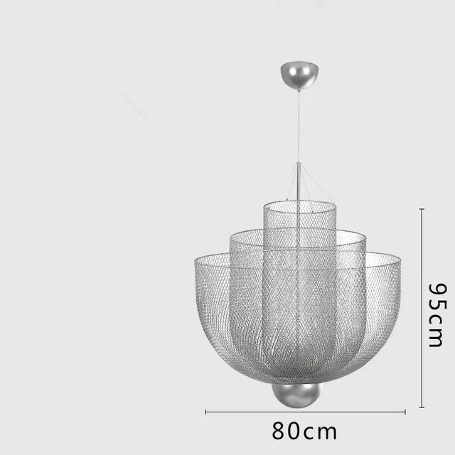 Modern Nordic Metal Cage Hanging Pendant Lights