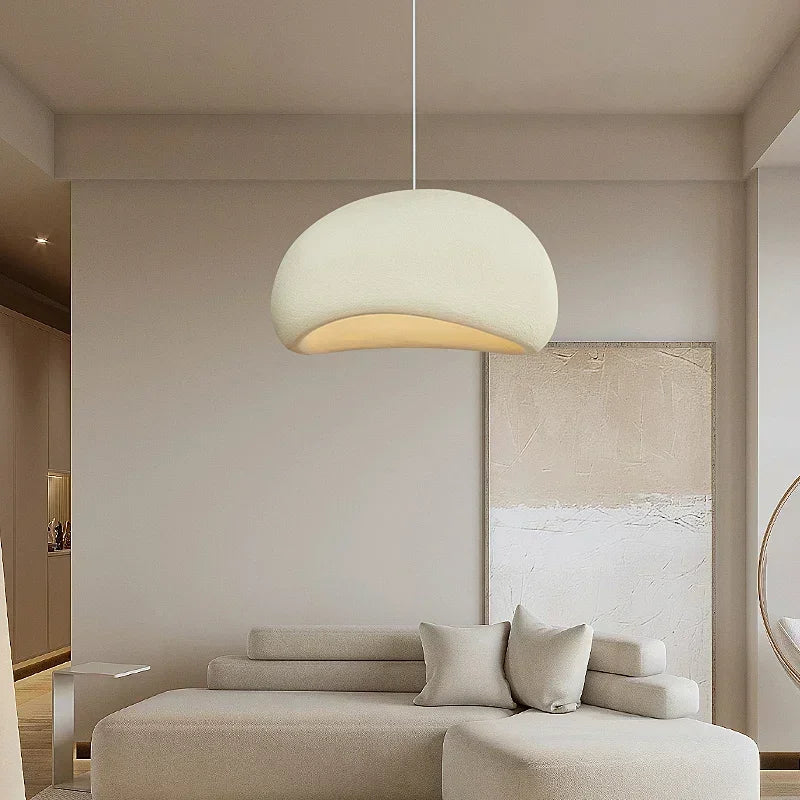 Wabi Sabi LED Pendant Chandeliers Light for Living Dining Room Kitchen Restaurant Minimalist Hanging Pendant Lamp Suspension