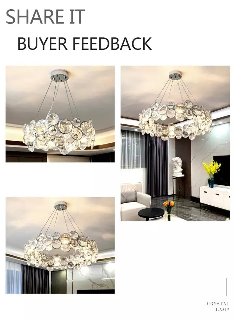 New Modern Luxury K9 Crystal Chandeliers