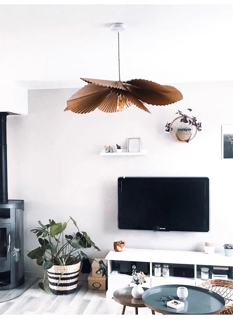 Wabi-Sabi Paper LED Ceiling Lamp