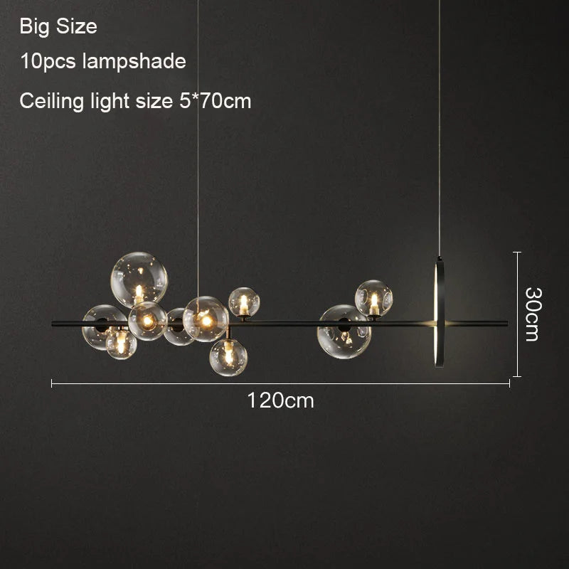 Artpad LED Pendant Lights Lamps for Ceiling Suspension Lamp Glass Ring Light Hanging Lamps for Ceiling Dining Room