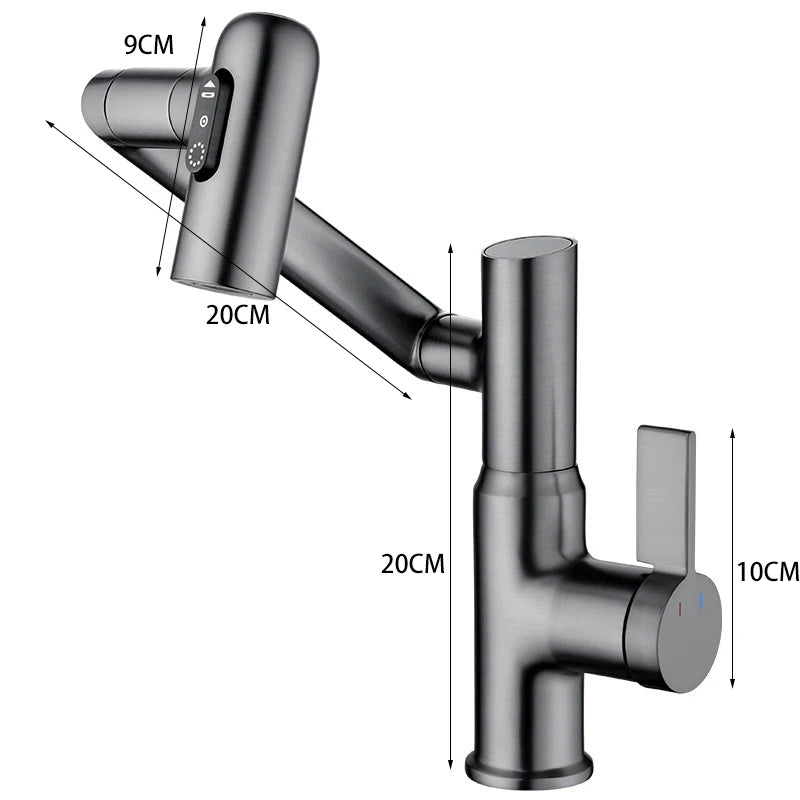 Digital Display LED 360 Rotation Basin Faucet