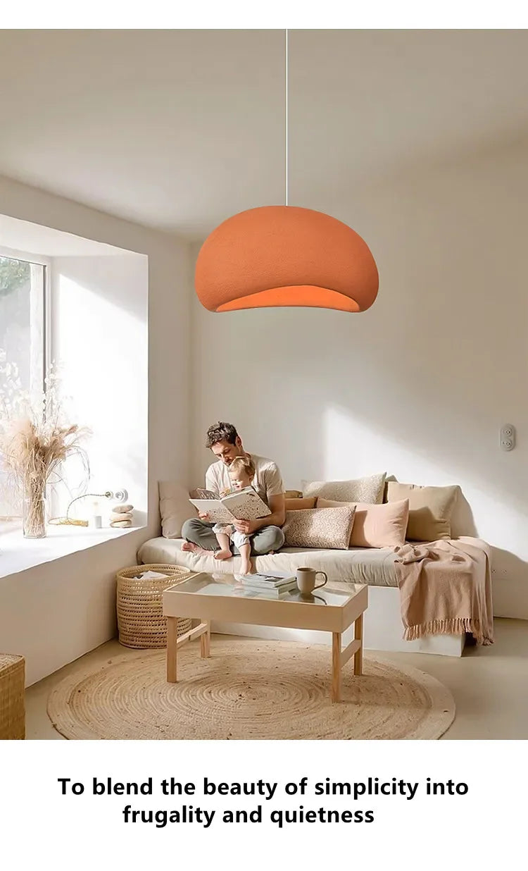 Minimalist Wabi-Sabi LED Chandeliers