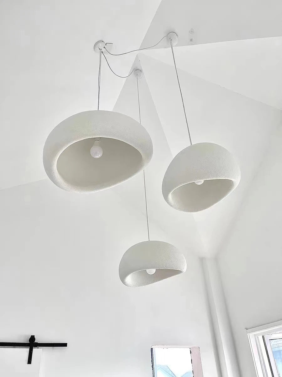 Wabi Sabi LED Pendant Lights for Living Dining Room Bedroom Restaurant Loft Decor Hanging Chandelier Art Suspension Luminaire
